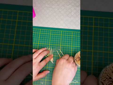 صنع مرأة من اعواد الاسنان