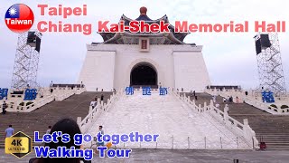 [4K-Taiwan]🇹🇼시먼딩 거리에서 중정기념당 까지 도보 투어. Simonding Street to the Chiang Kai-shek Memorial. 2025