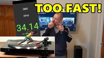 Adjust Pitch/Speed on an AT-LP3 Turntable