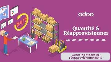 Odoo : Quantité & Réapprovisionner | Gérer les stocks et réapprovisionnement dans Odoo