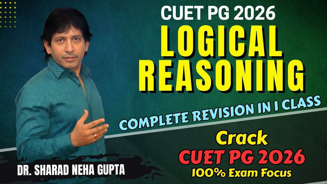 CUET 2026 Logical Reasoning Revision | One Shot Complete LR for CUET PG #impetusgurukul #cuetpg2026