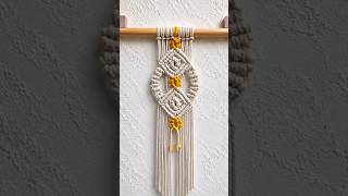 Macrame Flower Tutorial #macrame #macramepattern #macramedesign #macrameforbeginners #beginners #diy