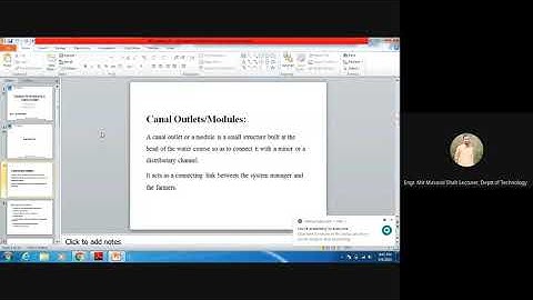 Design of Hydraulic Structures Lecture 26 Google Meet Recording