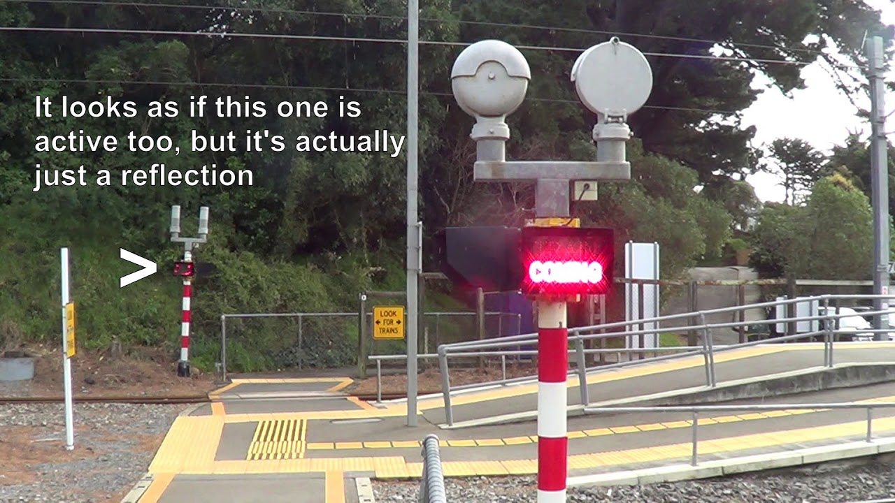 Pedestrian Level Crossings | Pukerua Bay Station | Griswold VS Safetran