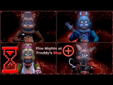 Прохождение Кастомной ночи // Скорость 20 у всех аниматроников // Five nights at freddy's Plus