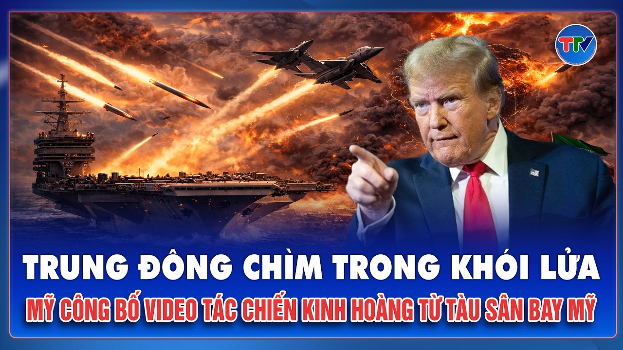 Ván bài tất tay ở Trung Đông: Ông Trump cảnh báo “sức mạnh chưa từng thấy”, tàu sân bay Mỹ khai hỏa