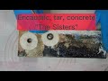 Creating with Encaustic, concrete and Tar-The Sisters