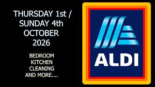 Aldi Special Buys Thursday 1st / Sunday 4th October 2026