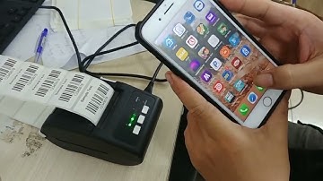 Máy in mã vạch di động Gprinter ZH-280A