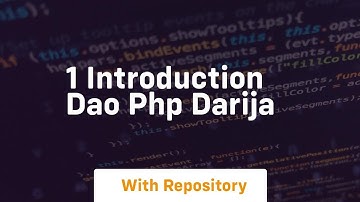 1 introduction dao php darija