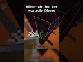 I Almost DIED In The Nether 😱 #minecraft #gaming #funny