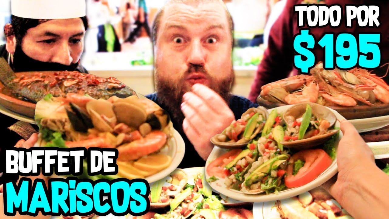 TODOS los MARISCOS que PUEDAS COMER por $195 MXN: Buffet ilimitado!! ? CDMX  @WeroWeroTV - YouTube