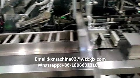 Coffee Stick Sachet Cartoning Box Packing Machine With Auto Stick Bag Sorting Counting Loading