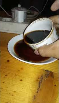 mentahan video secangkir kopi untuk bahan edit video