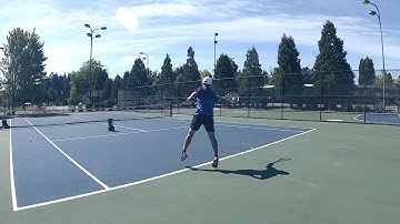 Tennis  OPEN STANCE FOREHAND instruction (intermediate + level) - USPTA Elite Pro, Viet Tran.