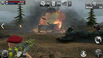 Frontline Commando: D-Day Gameplay | Map : - Juno | Mission : - 10 ( Juno : Day-2 0545Z )