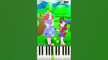 How to make Jax smile (The Amazing Digital Circus) @fash - Piano Tutorial