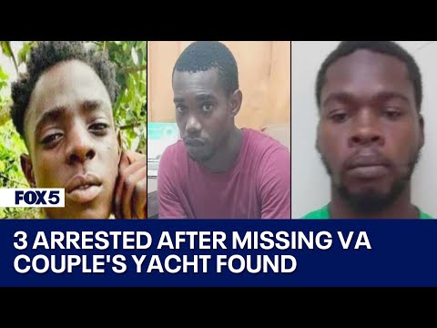 Missing Virginia couple's yacht found ransacked in the Caribbean