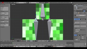 Blender 2.59 Making a Creeper - Part 4 - Weight Painting