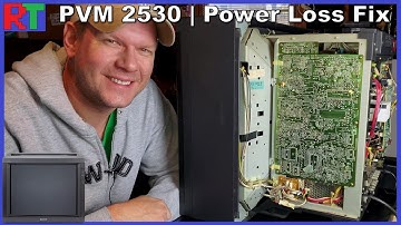 The Sony PVM 2530 Trinitron | Inside the Beast! | Troubleshooting & Repair