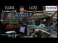 Early Access A2A Piper Aerostar 600 try out 🟩 iFLY MAX 8 Full Flight London to Greece MSFS 2024