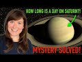 DOUBLE VORTEX solves mystery of Saturn's rotation | ft. Tom Stallard & Nahid Chowdhury