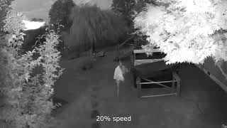 Flying Anomaly on Security Camera