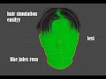 HOW TO ANIMATED HAIR SIMULATION LIKE JALEX ROSA ( LEVI hair simulation ) EASILY - VFX Anime