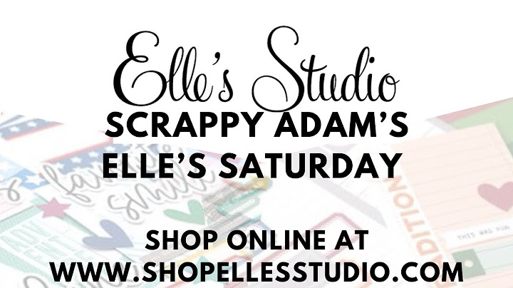 Elle's Saturday || Elle's Studio Products || Disney Scrapbooking || Scrap A Sketch #80 || #scrapbook