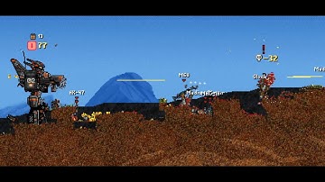 Cortex Command - One-Man Army Extended is Nutz on Nuts (P.S. flying debris scares me-)