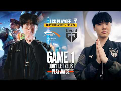 HLE vs GENG — GAME 1 Highlights | They Never Learn: Don't Let Zeus Play Jayce | LCK 2026 Playoffs