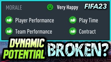FIFA 23: DYNAMIC POTENTIAL: BROKEN?