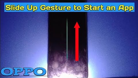 How to Enable Slide Up Gesture to Start an App when the Screen is OFF in OPPO A5s