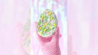 Fun Easter Egg Shaped Chocolate Bark