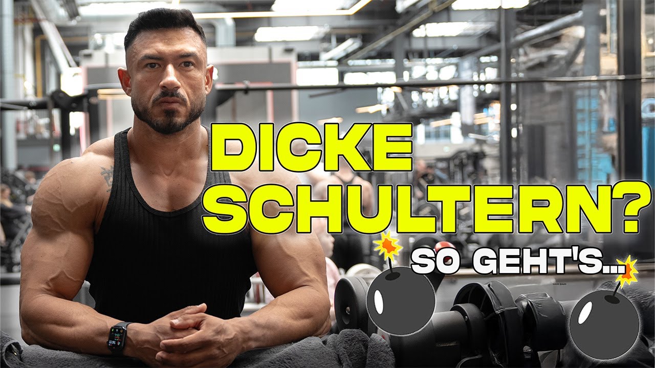 So bekommst du DICKE SCHULTERN!