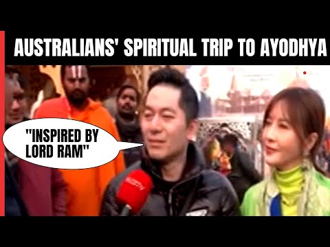 Ayodhya Ram Mandir News | 2 Australian Tourists Visiting Ayodhya For Lord Ram's Darshan