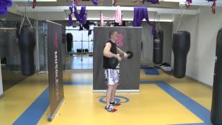 Boxing power clean and jerk
