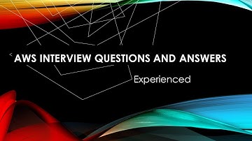 Top 20 AWS Interview Questions and Answers