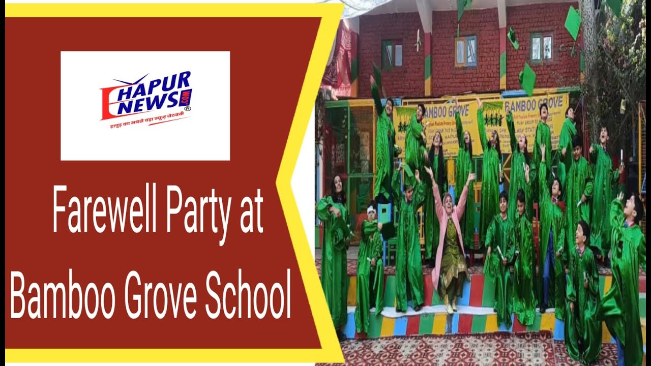 Farewell Party at Bamboo Grove School YouTube
