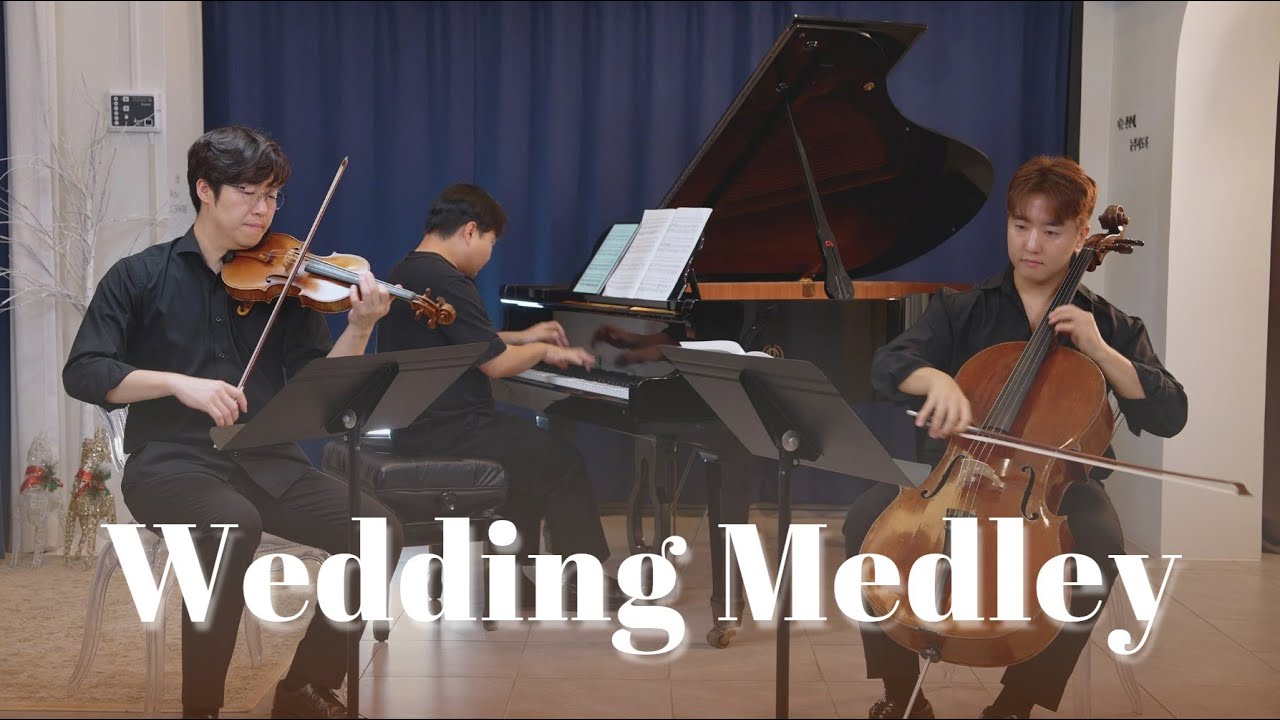 Classic Wedding Medley I 결혼식 연주 🤵👰 I 🎻Violin, Cello, Piano [4K Live]