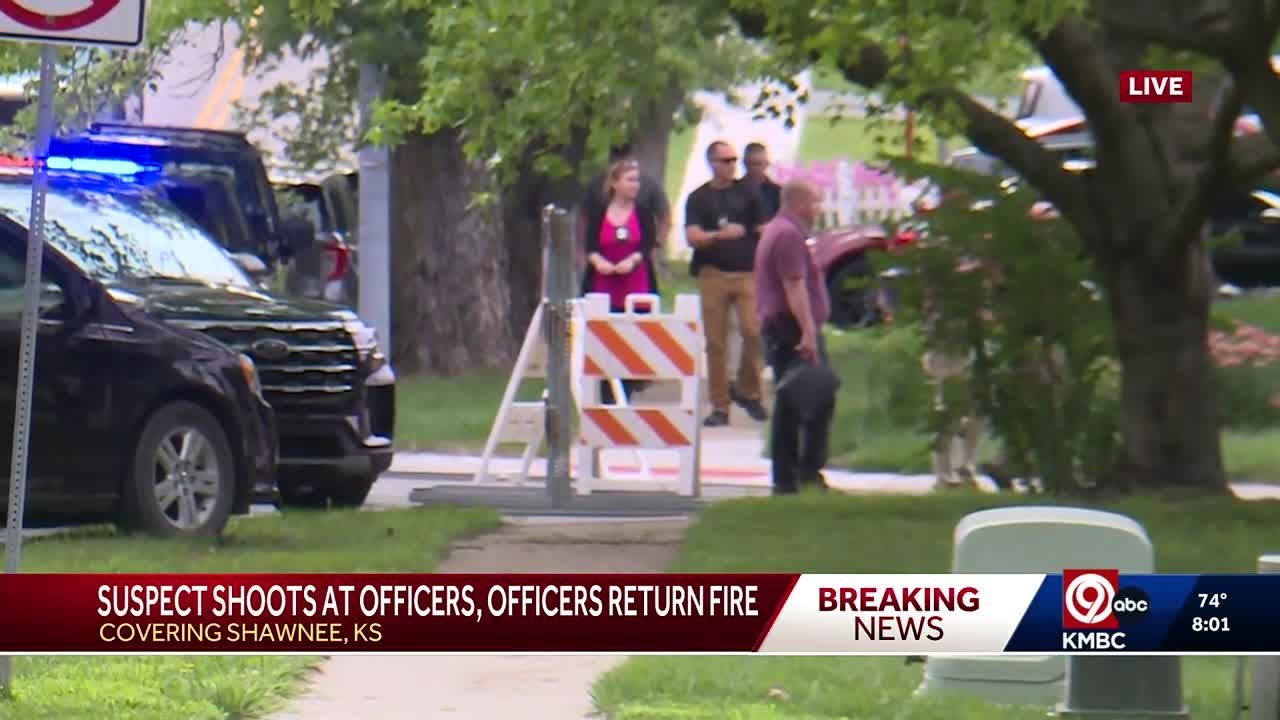Shots fired at Shawnee police officer