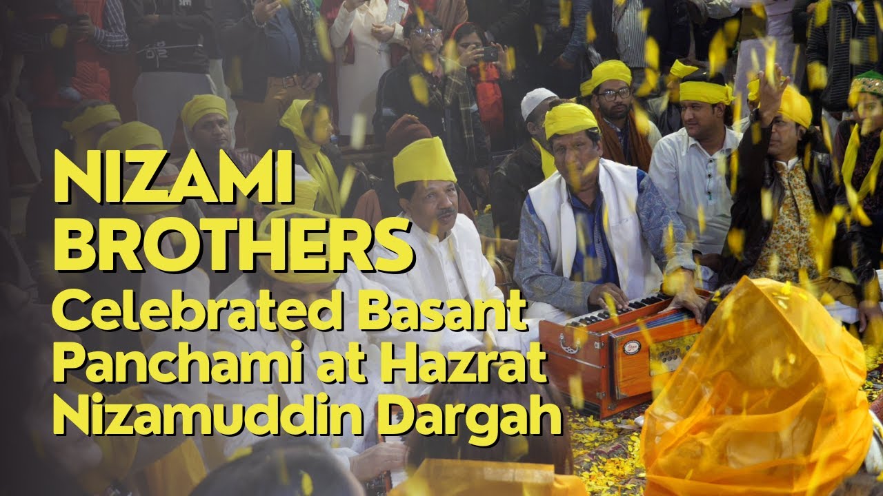 Nizaami Brothers Celebrate Basant Panchami at Hazrat Nizamuddin Dargah | Soulful Sufi Tradition 🌼🎶
