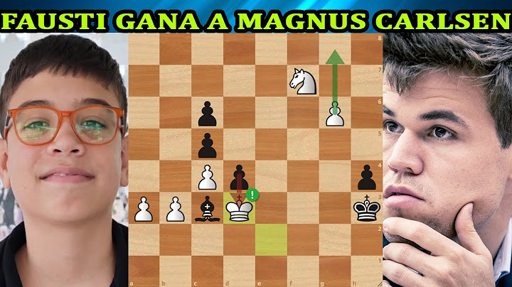 HISTORICO FAUSTI GANA A CARLSEN Faustino Oro vs Magnus Carlsen Bullet Brawl