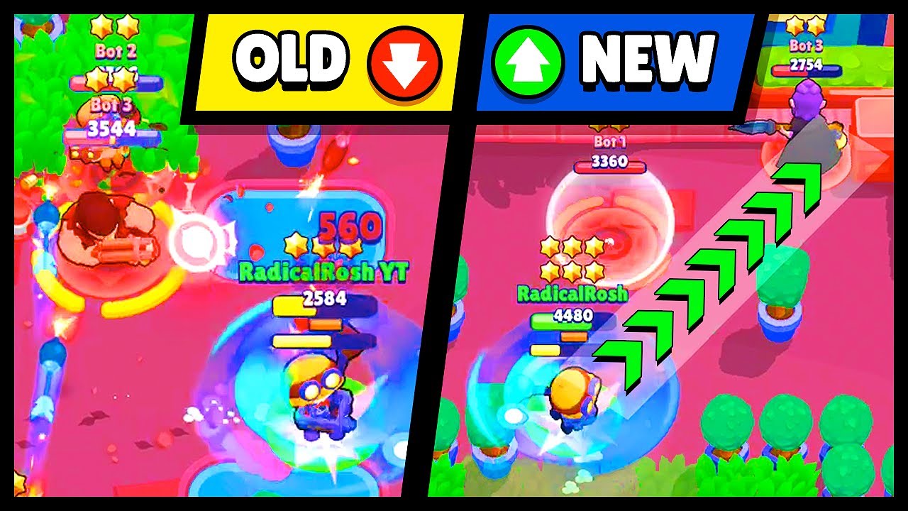 Old Vs New Brawl Stars May Balance Changes Comparison Youtube - may balance changes brawl stars