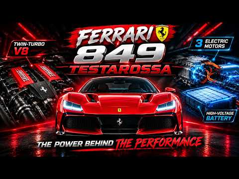 How Powerful Is the Ferrari 849 Testarossa? / Ferrari 849 Testarossa: How It Makes 1,000+ HP!