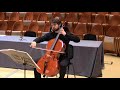 Andrea Nocerino suona il violoncello Gawang Jung vincitore del Concorso Triennale Liuteria 2018