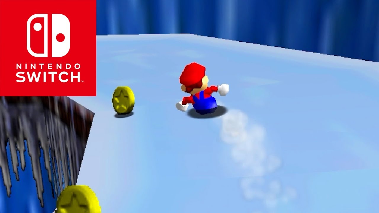 Mario Slipping Super Mario 64 - Slip Slidin' Away (Cool, Cool Mountain) - YouTube