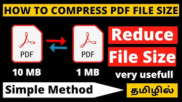 How To Reduce Pdf File Size Without Losing Quality | How To Compress Pdf File Size 10Mb To 1Mb