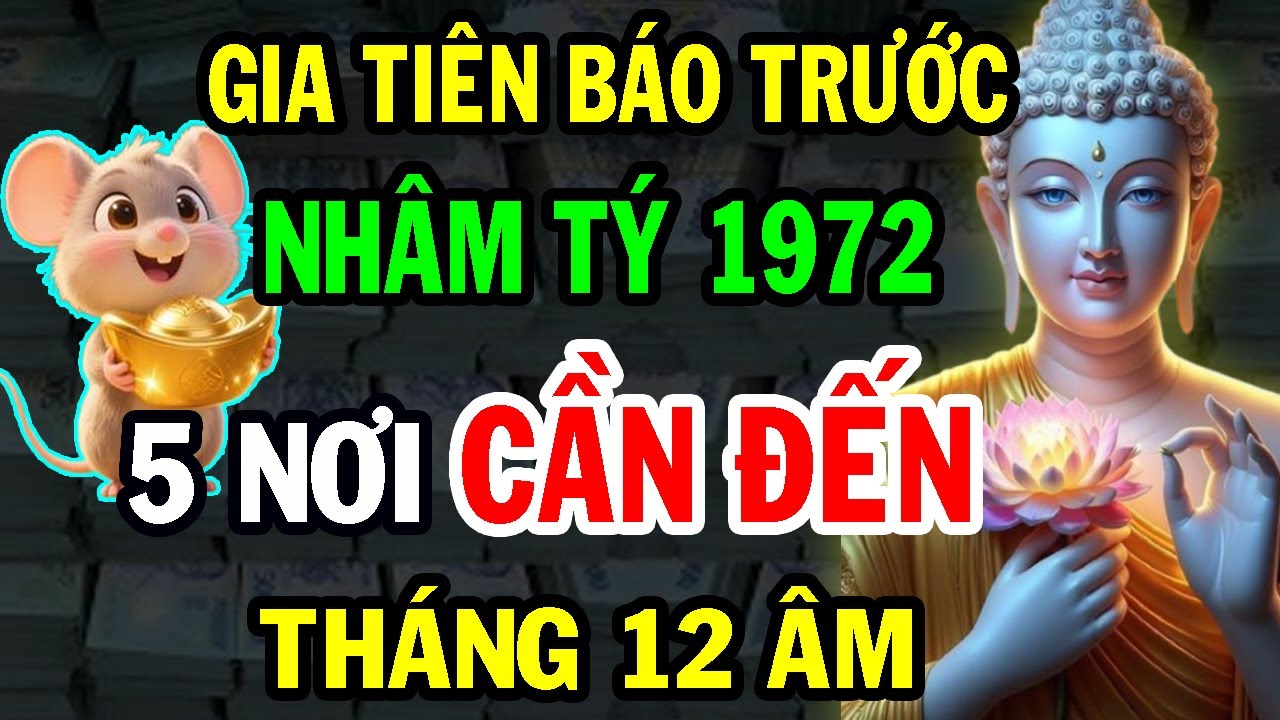 HÉ LỘ Nhâm Tý 1972 - Tháng 12 Âm: 5 Nơi Cần Đến Ngay Để Tài Lộc Khai Mở, Giàu Sang Phú Quý