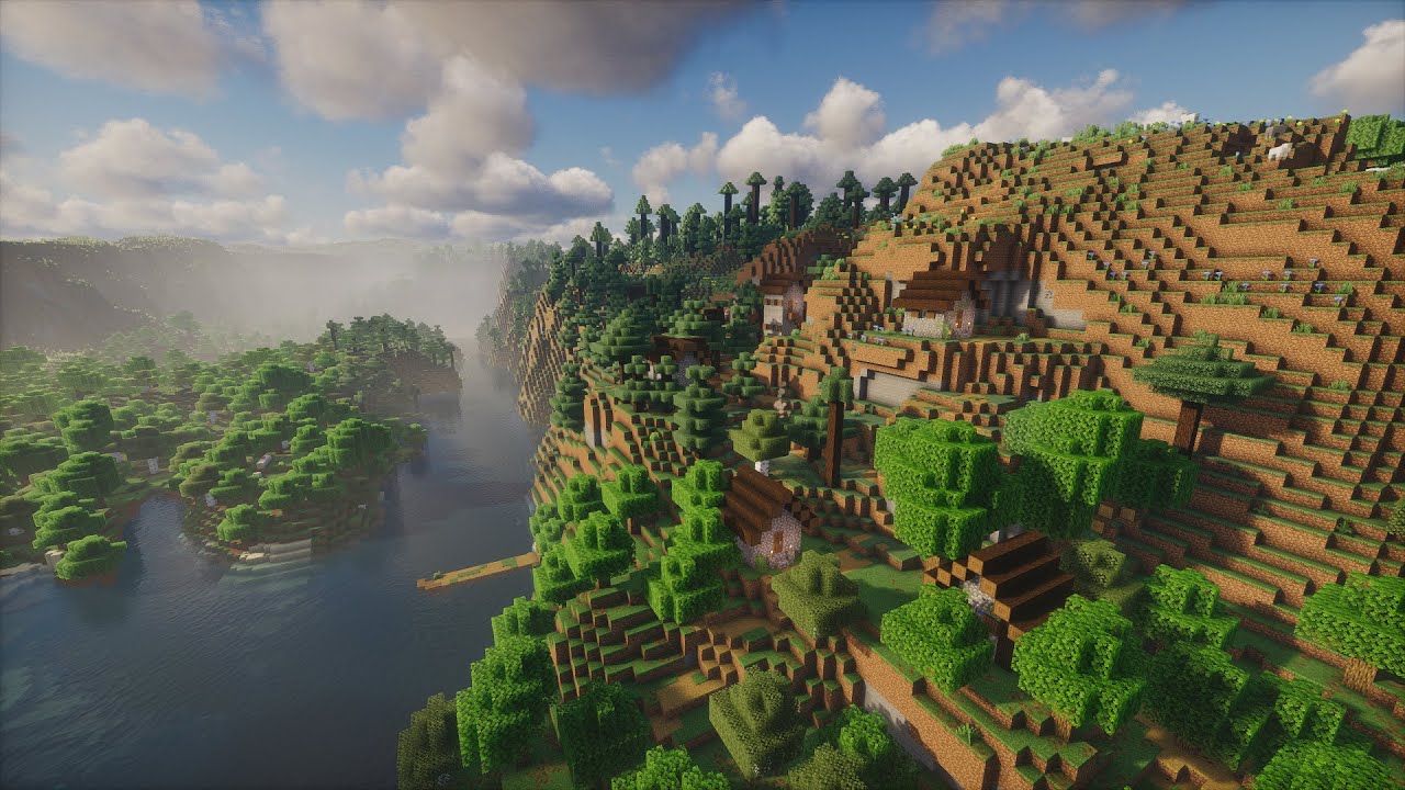 A Perfect Hill Village Seed - Minecraft Seeds 1.21.10 - YouTube